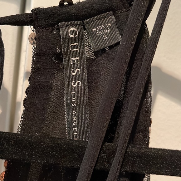 Guess, cheetah print sequin halter top. - Picture 3 of 3